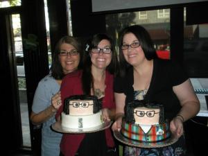 25 came with a cake that looked like me