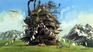 This is Howl's castle. It is propelled by fire and magic