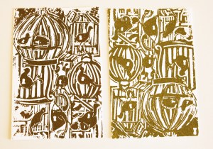 brown-green-caged-birds