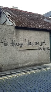 A little art on the wall next to my building